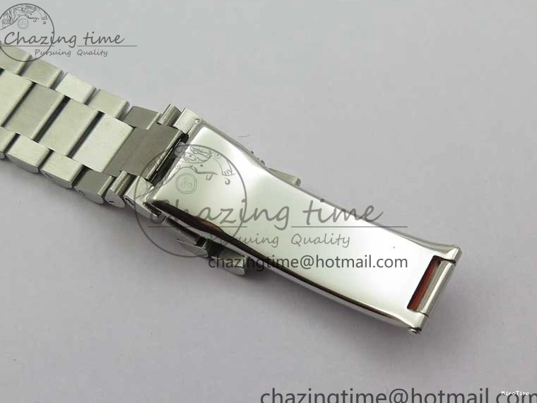MiroTime 0128 Day-Date 36mm 128239 SS Crystal BP Best Edition White MOP Crystal Marker Dial on SS President Bracelet A MoistureWicking 2682